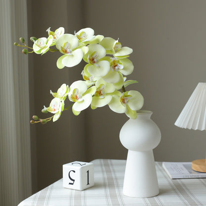 Luxury Quality Artificial 7-Head Orchid Flowers - Perfect for Living Room Décor and Wedding Venue Decorations