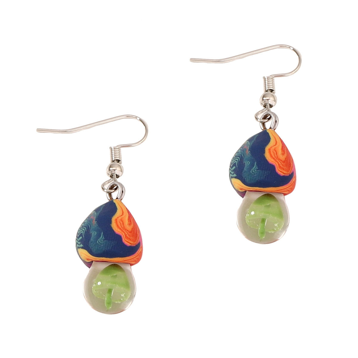 Stylish and Unique Garden-Inspired Soft Clay Mushroom Earrings - Adorable, Versatile Accessories for Women