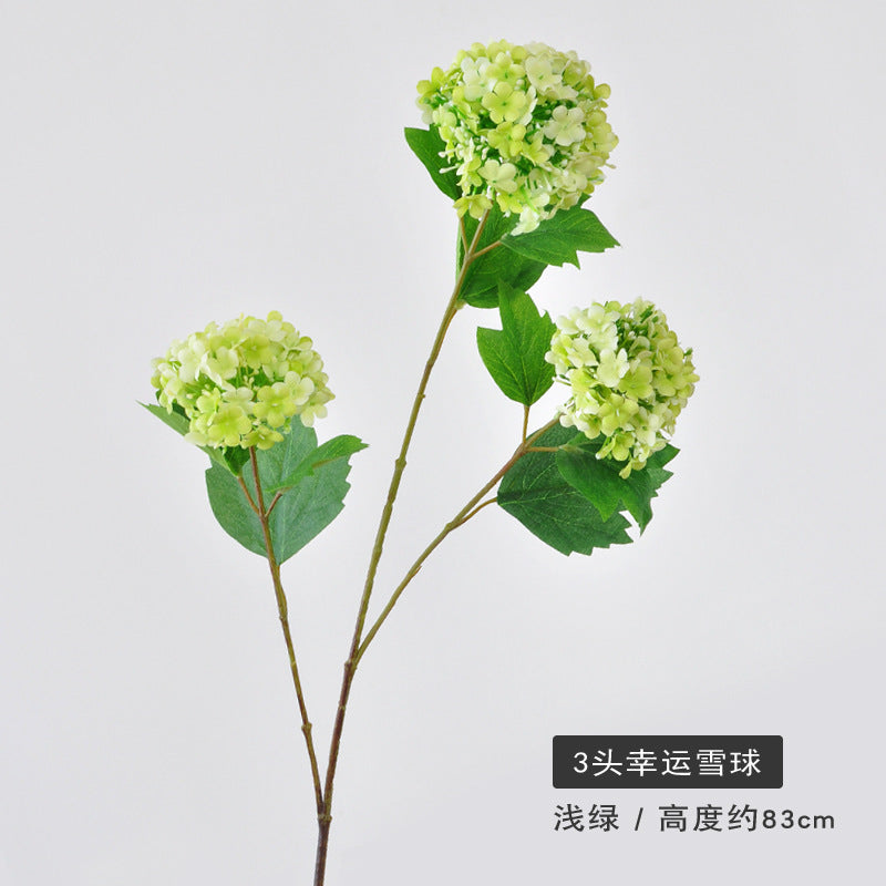 Stunning Artificial Hydrangea Floral Arrangement for Home Decor - Perfect for Photography, Weddings, and Wall Decorations - Add a Touch of Elegance with Our Lucky Sphere Faux Flowers