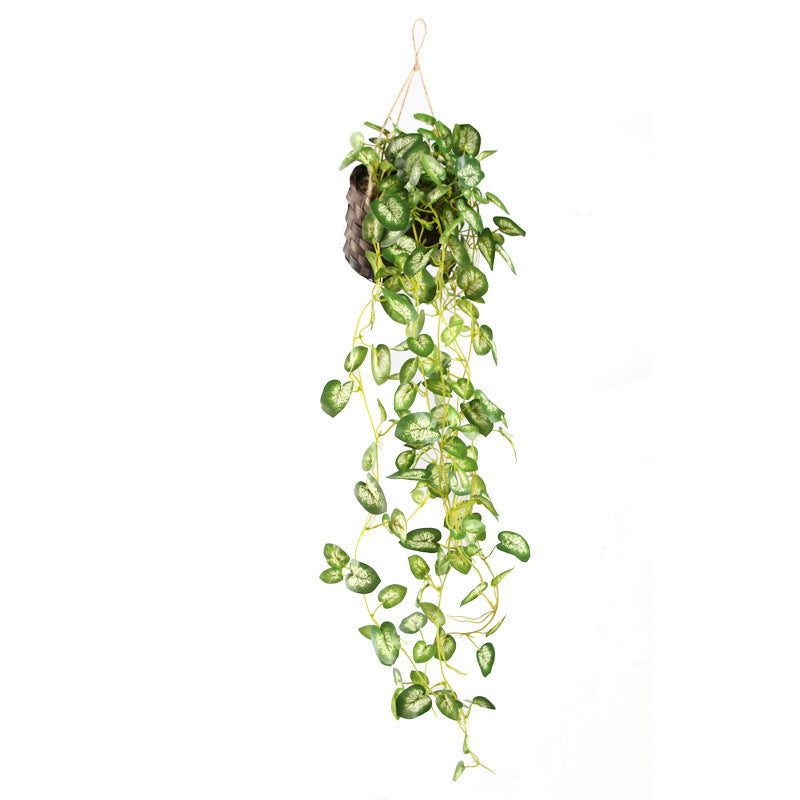 Lifelike Green Ivy Vine – Faux Climbing Plant Decor for Walls, Perfect for Home and Office with Easy Installation