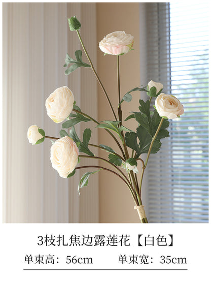 Elegant Silk Peony Flower Bouquet for Home Décor – Lifelike Lotus and Peony Arrangement Perfect for Table Centerpieces