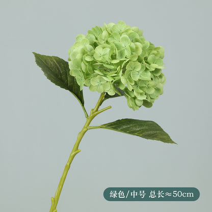 Realistic Touch Hydrangea Artificial Flowers for Home Decor - Perfect for Living Room Arrangements, Weddings, and Photography Props