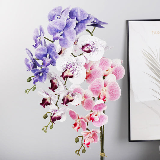 Realistic 3D Printed Orchid - Stunning Faux Butterfly Orchid Decor for Weddings, Home Interiors & Living Room Accent