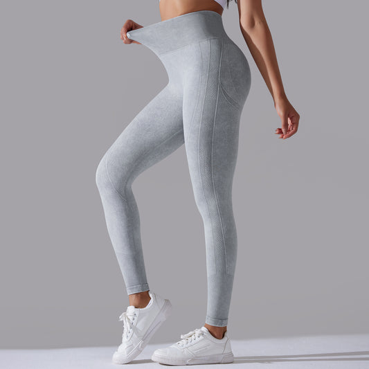 High Waisted Peach Butt Lifting Yoga Pants Moisture Wicking Knitted Fabric for Breathable Comfort Fitness Leggings for Gym Workouts and Daily Active Wear