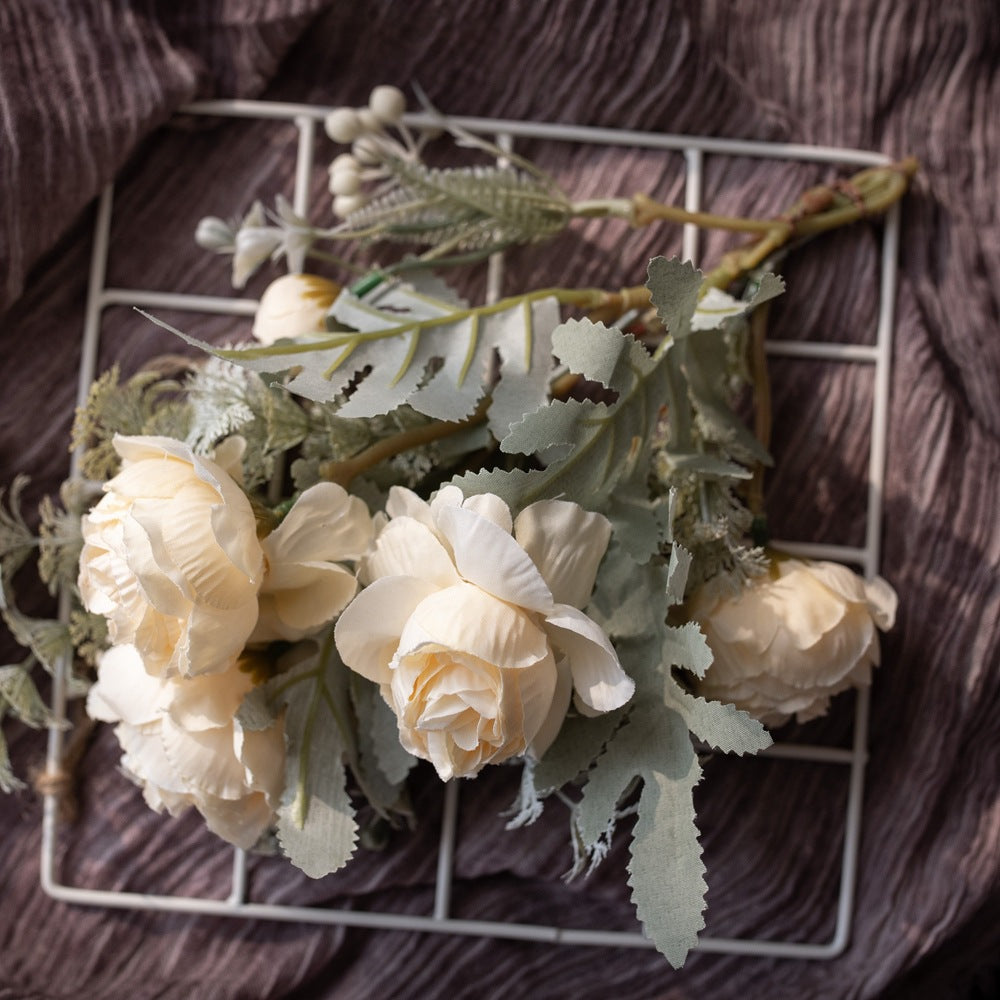 Elegant Faux Rose Bouquet for Weddings - Timeless Floral Decor - Perfect for Home, Events, and Celebrations