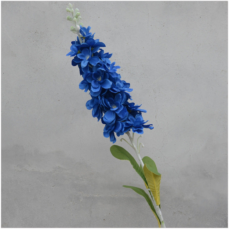 Realistic Silk Hyacinth Flower Arrangement with Plush Velvet Finish - Lifelike Violet Faux Floral Decoration for Elegant Home Décor