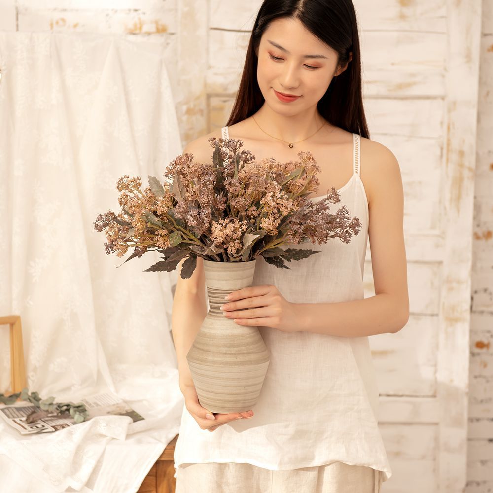 Chic INS Style Dried Flower Arrangement - Realistic Artificial Floral Décor for Home and Wedding Celebrations - Perfect for Any Room - Model MW82108