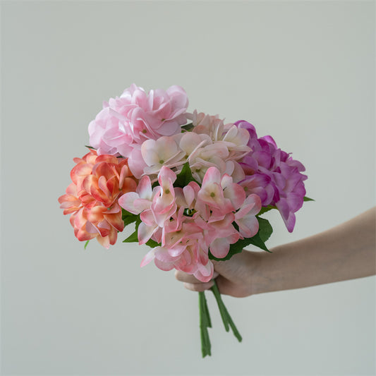 Stunning Artificial Hydrangea Bouquet - Perfect for Weddings, Elegant Home Decor, Photo Props & Instagram-Worthy Moments