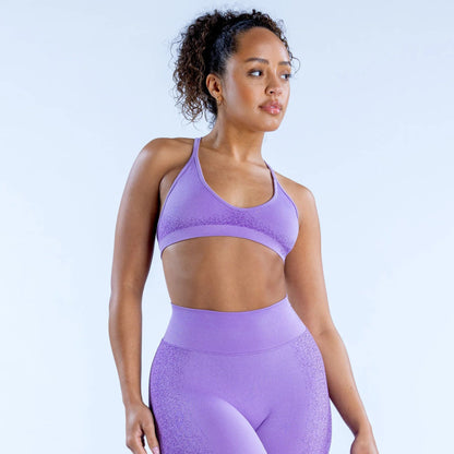 Seamless Yoga Outfit for Women Outdoor Fitness Set with High Waisted Scrunch Butt Leggings and Bra Top for Comfort and Support