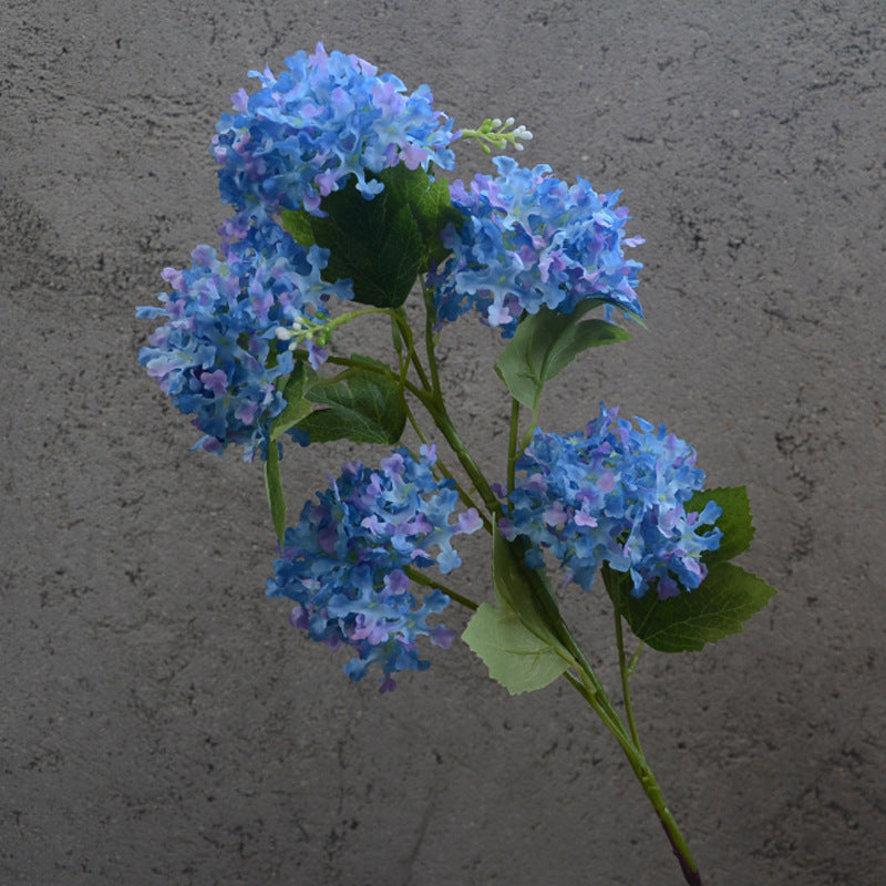 5-Piece Faux Hydrangea Snowball Floral Arrangement - Beautiful Silk Flowers for Wedding Decorations, Event Centerpieces, and Home Decor - Perfect for Celebrations and Special Occasions