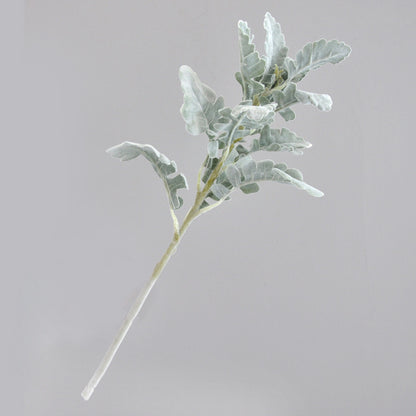 Realistic Faux Silver Daisy Leaf Plants for Home Decor - Perfect for Living Rooms, Weddings & Floral Arrangements