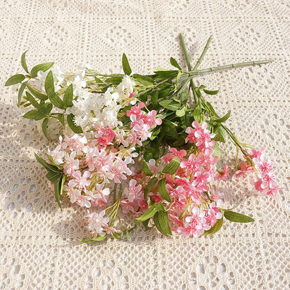 Lifelike Silk Flowers - Fresh and Elegant Spring Jade Blossom Decor for Home, Weddings, and Photography Studios