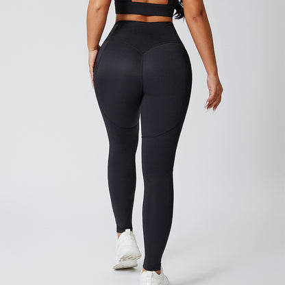 High Waisted Pocket Yoga Leggings for Women Tummy Control Butt Lifting Fitness Pants for Running and Yoga Training