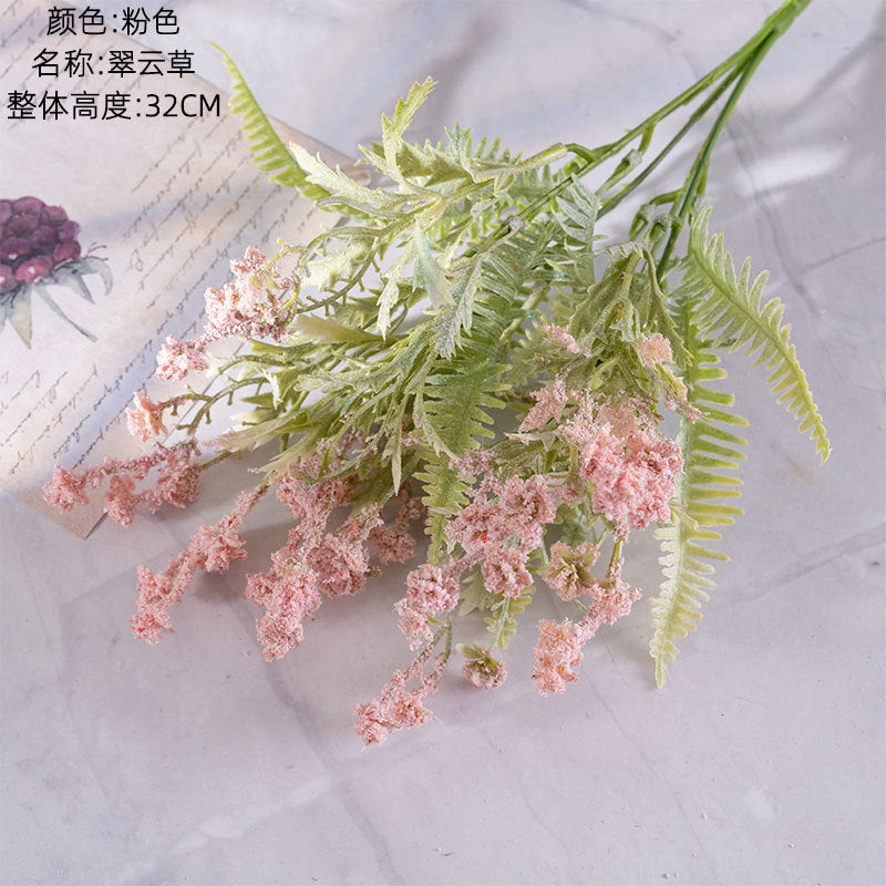 Lifelike Wedding Greenery Plant Home Decor - Elegant Faux Flowers for Ins Aesthetic - Perfect for All Occasions - CL10001