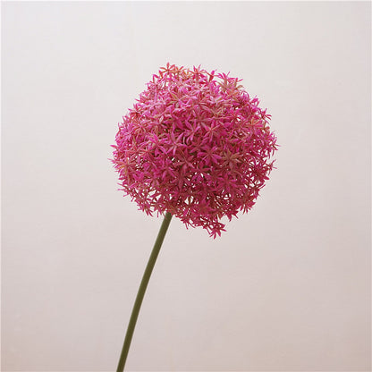 Realistic Single Stem Green Onion Flower - Perfect for Window Displays, Wedding Decor, Photo Props & Floral Arrangements