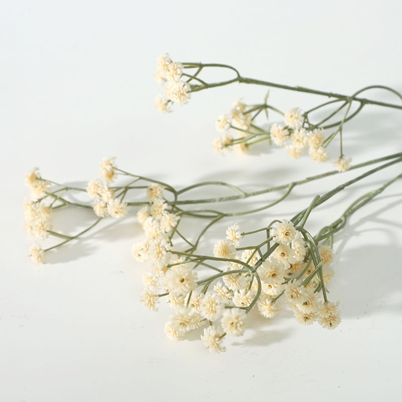 Stunning Faux Baby's Breath Flowers - Soft Silicone Realistic Decoration for Weddings, Home, and Living Room - Perfect for Elegant Floral Arrangements