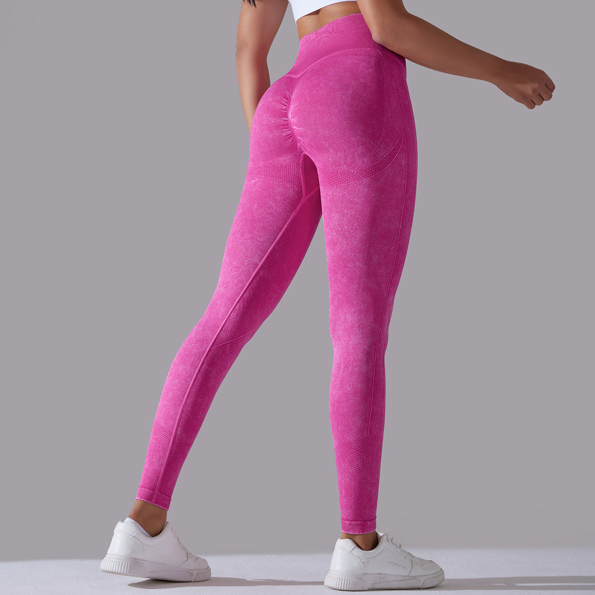 Seamless High Waisted Peach Lift Yoga Pants for Women Comfort for Running Fitness and Workouts 3 4 Length Activewear Leggings