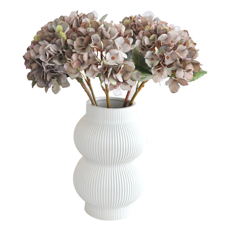 Single Stem Faux Hydrangea Flower - Elegant Home Décor Accent for Living Room, Perfect for Weddings and Special Occasions, Stunning Decorative Bouquet for Handheld Flower Arrangements