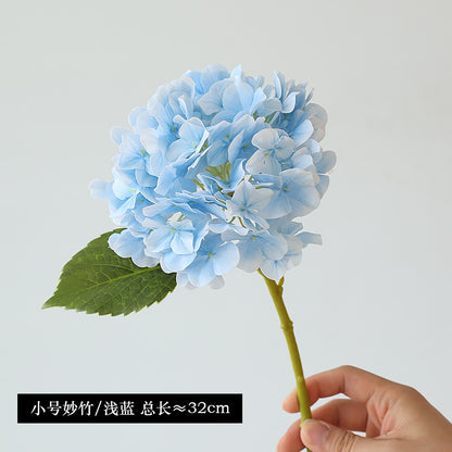 Lifelike 3D Fabric Hydrangea Bouquet – Artificial Floral Decoration for Homes and Hotels, Perfect for Weddings and New Home Decor