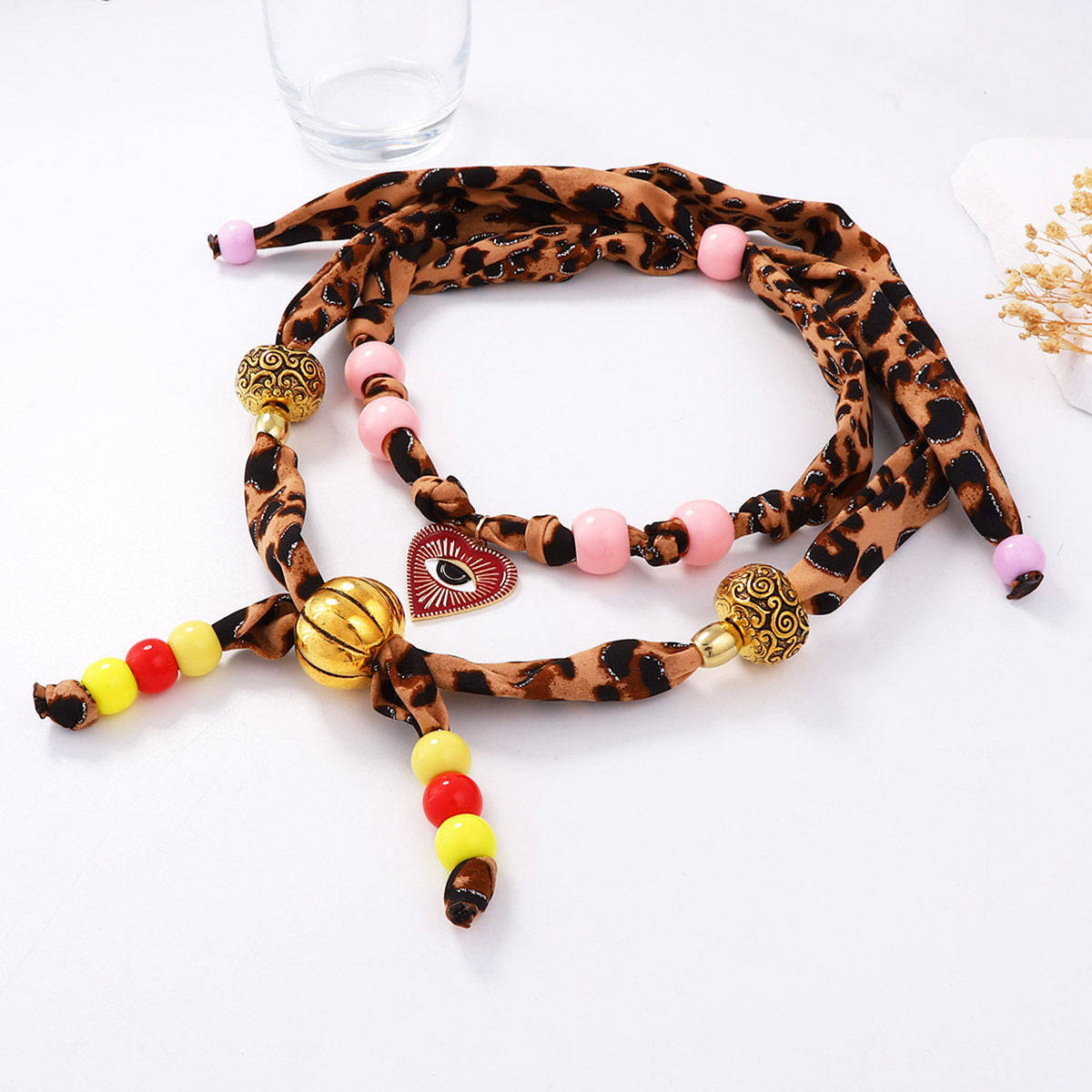 Handcrafted Vintage Wild Style Beaded Layered Necklace for Women - Unique Bohemian Statement Piece with Artisan Flair