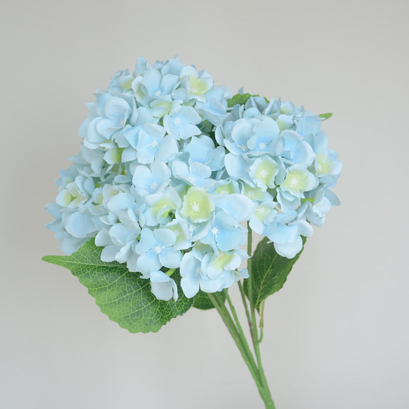 Stunning 5-Head Hydrangea Artificial Silk Flowers - Perfect for Wedding Decorations, Home Decor, and Event Centerpieces