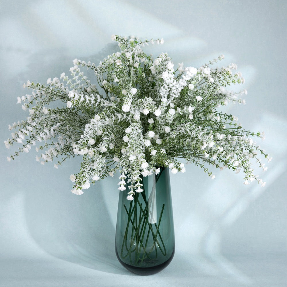 Stunning Snowy White Starry Spray Decoration - Realistic Christmas Floral Arrangements for Home & Wedding Decor - GF15696