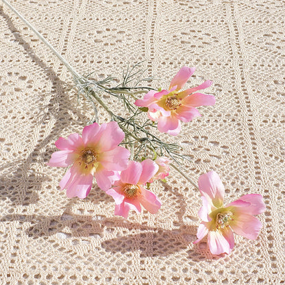 Realistic Artificial Gerbera Daisy and Cosmos Flower Stem – Perfect for Home Decor, Wedding Celebrations, and Photography Props