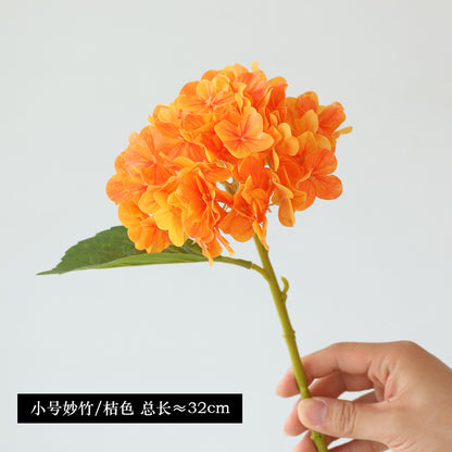 Lifelike 3D Fabric Hydrangea Bouquet – Artificial Floral Decoration for Homes and Hotels, Perfect for Weddings and New Home Decor