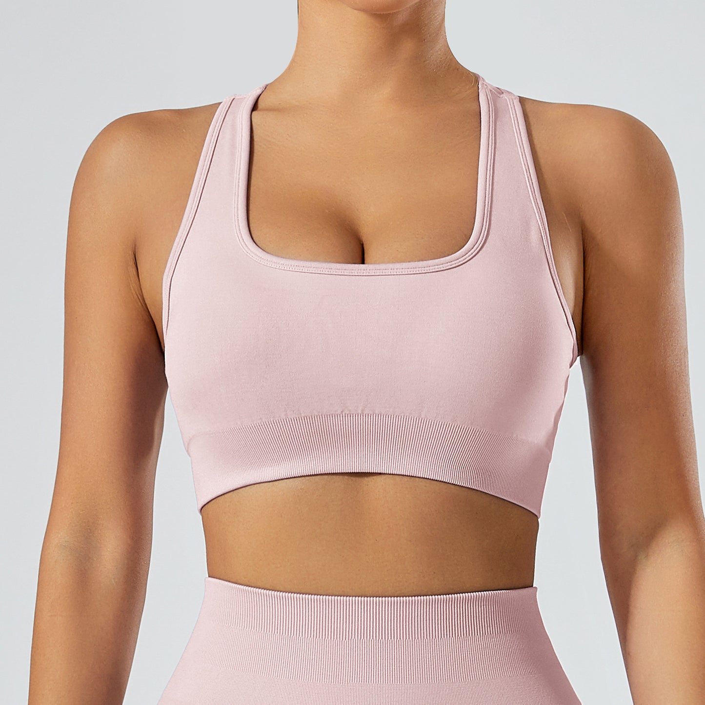 Summer Women's Yoga Bra with Beautiful Back Design Comfortable Shock Resistant Sportswear for Running Fitness and Everyday Wear