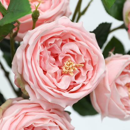 Realistic Touch Austin Rose Flowers for Weddings | Elegant Faux Floral Decor, Perfect for Photography Props and Table Centerpieces