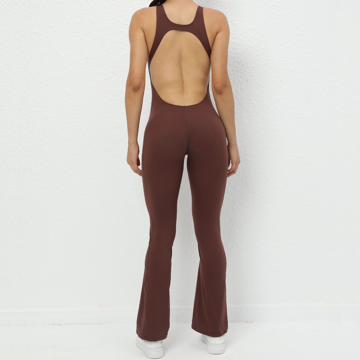 Quick Dry High Waist Yoga Jumpsuit with Butt Lift and Tummy Control for Dance Fitness and Gym Workouts