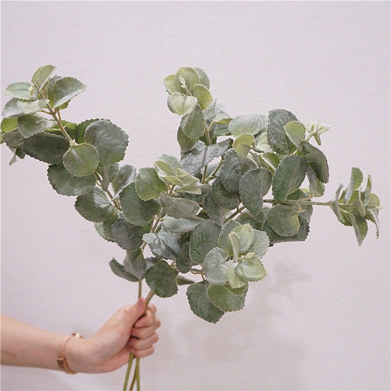 Nordic-style Artificial Green Plant with Realistic Peppermint Leaves - Perfect for Living Room Decoration, Floral Arrangements, and Photography Props