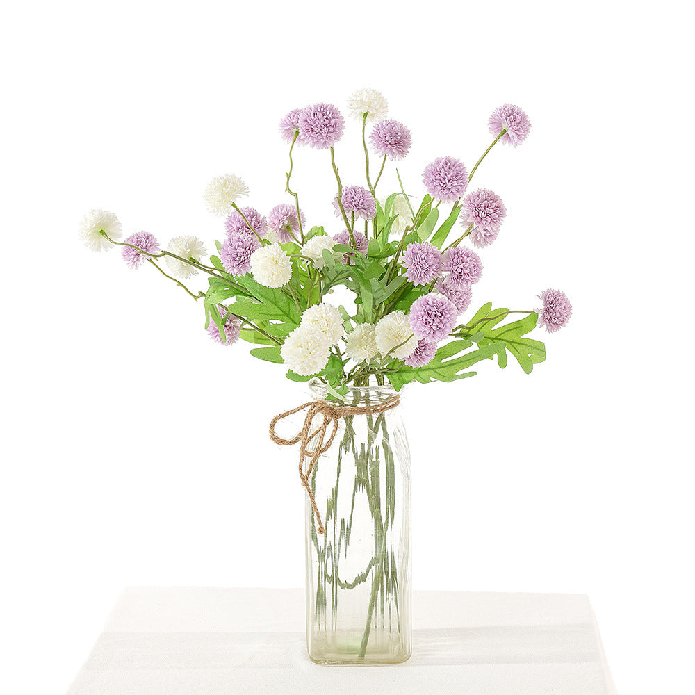 Realistic Faux Flower Dandelion Arrangement - Elegant INS Style Home Decor for Weddings and Celebrations - Model MW66787