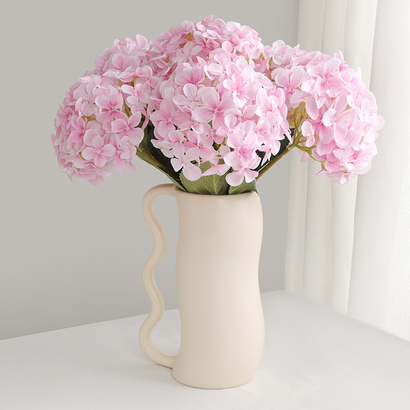 Stunning Faux Hydrangea Bouquet for Wedding Decor and Home Decoration – 3D Printed Elsa-inspired Floral Arrangement for Living Room Elegance