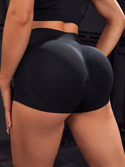 Seamless Peach Butt Shorts 9 Color Options Women s Quick Dry Yoga and Fitness Shorts for Running and Training