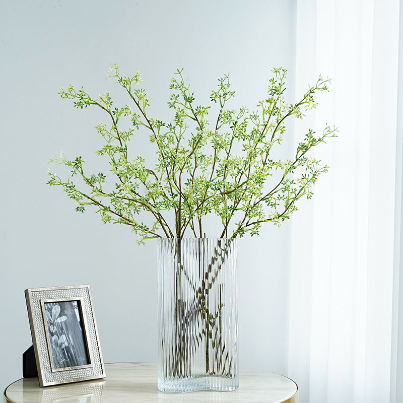 Elegant Faux Eucalyptus Stem Decor for Home Dining Tables - Perfect for Wedding Decor, Photography Props, and Stylish Greenery Arrangements