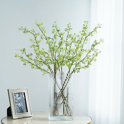 Elegant Faux Eucalyptus Stem Decor for Home Dining Tables - Perfect for Wedding Decor, Photography Props, and Stylish Greenery Arrangements