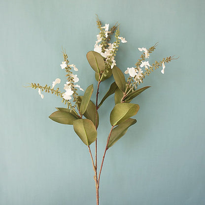 Stunning 3-Prong Red Jasmine Faux Flower Branch – Perfect for Home Decor and Wedding Celebrations