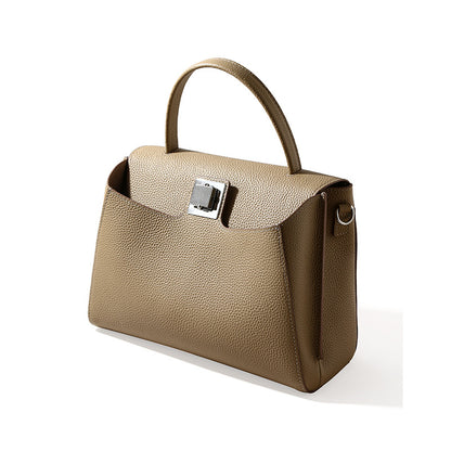 Chic Korean Inspired Lazy Style Handbag Luxury Tote for Women Classic Platinum Bag with Unique Design for Everyday Elegance