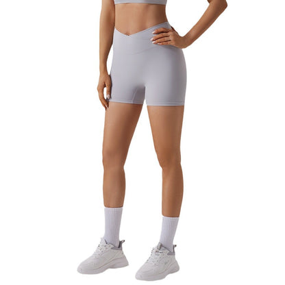 High Waisted Stretchy Peach Butt Lifting Fitness Shorts for Women Quick Dry Figure Flattering Yoga Shorts with 3 Inch Inseam for Comfort and Performance