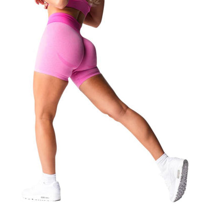 Seamless High Waisted Peach Butt Yoga Shorts for Women Breathable Quick Dry and Stretchy Athletic Performance Shorts for Gym Running and Workouts