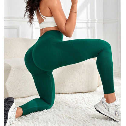 Seamless 3 Color Peach Butt Lifting Yoga Pants for Women Workout Leggings for Fitness Running and Everyday Wear