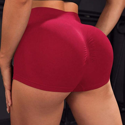 Seamless Peach Butt Shorts 9 Color Options Women s Quick Dry Yoga and Fitness Shorts for Running and Training