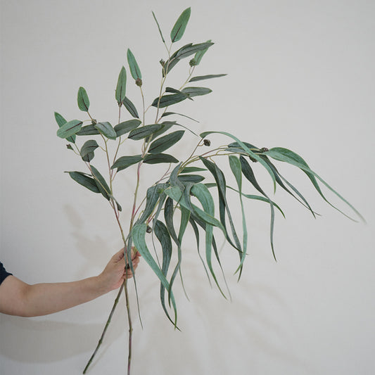 Luxurious Nordic Faux Greenery – Realistic Large Eucalyptus and Olive Leaf Branches Perfect for Wedding Decor and Event Styling