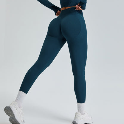 Seamless Peach Yoga Pants for Women High Waist Butt Lifting Quick Dry Workout Leggings for Comfort and Flexibility