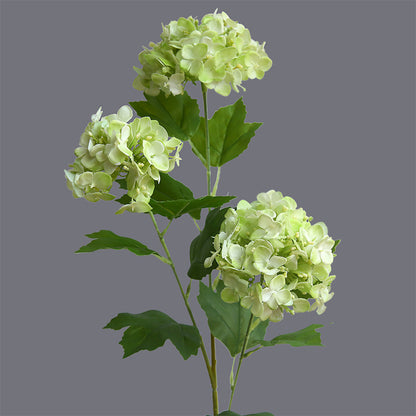 Lifelike Hydrangea Faux Flowers – Triple-Head Design for Fresh Home Décor, Hotel Arrangements, and Stunning Photography Props