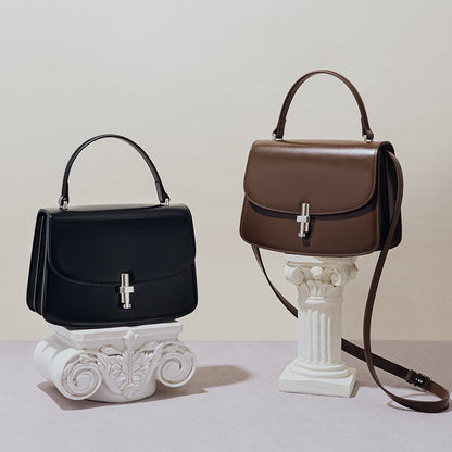 Elegant French Inspired Reversible Shoulder Bag Chic High Quality Leather Versatile Fashion Statement for Everyday and Special Occasions