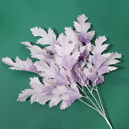 Lifelike Artificial Oak Leaves for Stunning Wedding Decor - Perfect for Floral Walls, Backdrops, and Elegant Ceiling Decorations