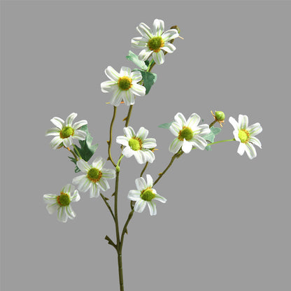 Elegant Faux Daisy Single Stem - Perfect for Modern Farmhouse Home Décor, Dining Table Centerpiece, and Living Room Accents