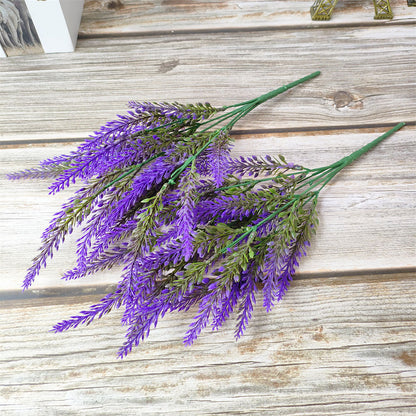 Chic Lavender Artificial Flower Bouquet - Stunning Faux Floral Arrangement for Home Décor, Living Room Centerpieces, and Table Settings - Vibrant and Long-Lasting Plastic Flowers